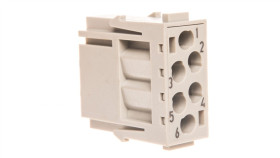 Obudowa Gniazda Męska 500V 16A Han 6 Mod Sti-C 16A 09140063001