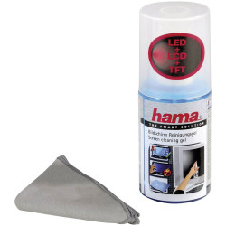 Hama 00078302 Screen Cleaning Gel 200ml Includes Cloth for LCD/TFT