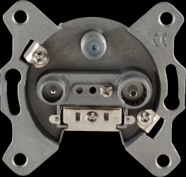BS15-95001 3-hole satellite and broadband aerial spur box, 1 dB