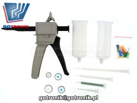 Dyspenser do kleju lub pasty ręczny dwuskładnikowy