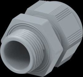 Cable gland, M20, Clamping range 10 to 14 mm, IP68, gray, 1SNG601071R0000