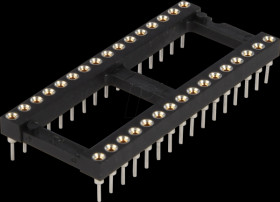 001-2-032-6-B1STF-XT0 Precision IC-Socket, 32 pin, 2,54