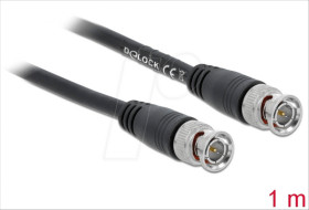 80081 Video cable, BNC plug, 1m