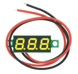 WOLTOMIERZ 0.28 4.5-30V DC, DWA PRZEWODY, ŻÓŁTY (MIER-028-2-Y)