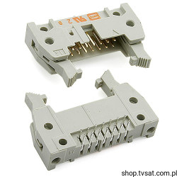 09195147903 Connector 2 x 7 Pin Angle Header THT HARTING