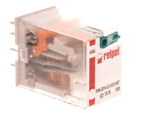 Przekaźnik przemysłowy 4P 12V DC AgNi R4N-2014-23-1012-WT