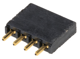 Gniazdo PCB 4 -pinowe raster: 2.54mm typu płytka – płytka Proste Przewlekany
