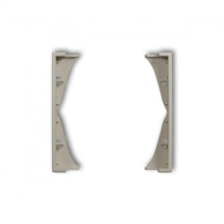 ICON Ramka pośrednia do gniazd podwójnych taupe 60IRP-2