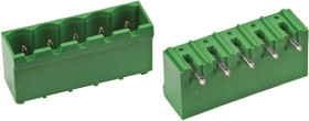 Blok zacisków wtykowych 5-pinowe raster: 5.08mm -rzędowe TE Connectivity Przewlekany 15.0A 300.0 V.