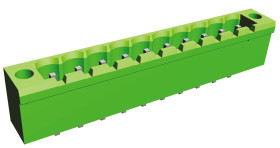 Złącze PCB 10 -pinowe raster 5.08mm Montaż na panelu TE Connectivity