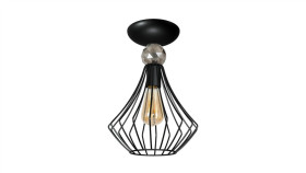 Lampa Sufitowa Jewel Black 1Xe27 Mlp4207 Milagro