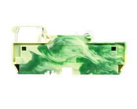 Złączka szynowa PE 3-przewodowa 6mm2 żółto-zielona 282-687