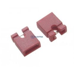 zworka 2,54mm Goldpin JUMPER czerwony 10sztuk