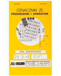 Znaki samoprzylepne ZS D12/PE E04ZP-02030401300