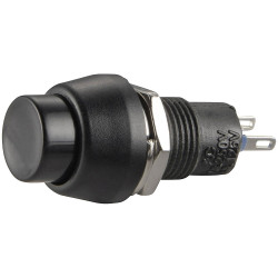 TruComponents 781944 Pushbutton ,Panel Mount,Off/(On),SPST-NO,Solder