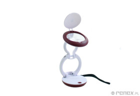 Składana, kieszonkowa lupa Daylight z oświetleniem LED i powiększeniem 8D