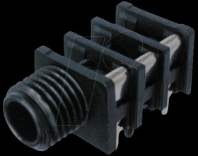 NRJ6HF Neutrik jack socket, 6.35 mm, stereo, slim