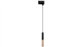 Lampa Leya Led 3W Rose Gold / Black Wisząca Zwis Oprawa Slim Fi25 Na Szynę...