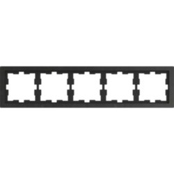 Merten Merten D-Life Ramka pięciokrotna łupek polerowany MTN4050-6547