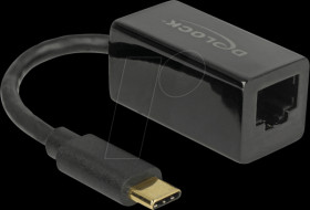 65904 Adapter USB 3.1 Gen 1 Type-C™ male&gt;LAN compact black