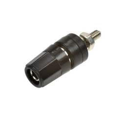 GNIAZDO LABORATORYJNE 4mm BANAN CZARNE M4 24.825.2