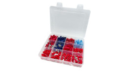 Zestaw końcówek zaciskowych typ: Skrzynka asortymentowa, zestaw zacisków złącze: Zacisk zagniatany RND 525 sztuk