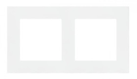 Simon 55 Ramka 2-krotna LINE Biały mat TR2/111