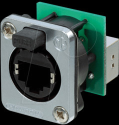 NE8FDP-SE RJ45 feedthrough receptacle