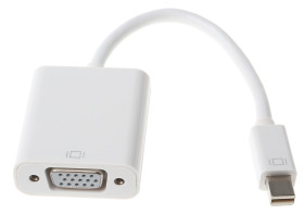 Kabel DisplayPort długość 100mm B: VGA A: Złącze DP (Display Port) Mini męskie Roline