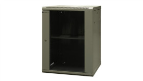 Szafa Rack Wisząca Niedzielona 19 Cali 15U Gł.600Mm, Niezmontowana, Ral 7035