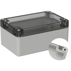 TruComponents 308172 Outdoor casing Polycarbonate (PC) Grey-white (RAL 7035)