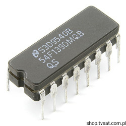 54F139DMQB DECODER DEMULTIPLEXER DUAL 2-TO-4 DIP16C NSC