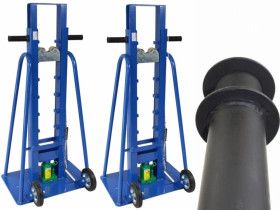 Podnośnik do bębnów kablowych PH-4T, Podnośnik bębnowy hydrauliczny 4 tony