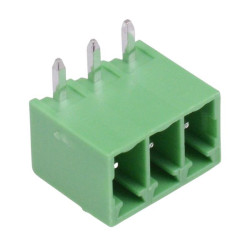 3-Way 3.5mm Horizontal PCB Header Closed Ends 8A 300V