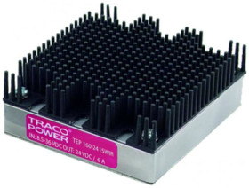 DC converter, 43-160 VDC, 160 W, 1 output, 5 VDC, 90 % efficiency, TEP 160-7211WIR
