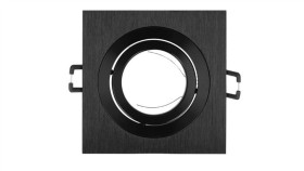 Led Line Oprawka Sufitowa Oczko Kwadratowa Ruchoma Slim Czarna Szcz Akros 5...