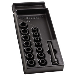 Nasadka udarowe, Stal, gniazdo: Standardowa nasadka udarowa, rozmiar: 10 > 24mm, napęd: Kwadratowy, rozmiar: 1/2