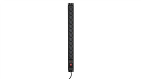 Listwa Przeciwprzepięciowa Activejet Combo/12Gn/3M/Cz (12 X Ute 10 A (2500 W)...