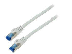 PCF6A-10CC-1500-S Patch cord S/FTP 6a linka CCA LSZH szary 15m 26AWG Żyły: 8