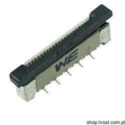 68711014522 Straight FPC Connector 10 Way SMD WURTH