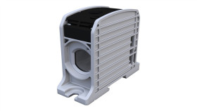 Złączka Szynowa Gwintowa Al/Cu Stb 185 (87810) Simblock Czarny 81201007