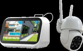 5439 Surveillance camera, IP, WLAN, outdoor, mini, with touchscreen