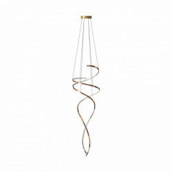 Lampa wisząca spiralna COCO kolor złoty, LED 70W 2700-6000K - MD3127-2M-3GT Zuma Line