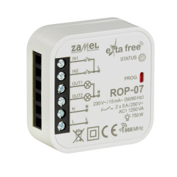 Radiowy odbiornik dopuszkowy do współpracy z łącznikami ROP-07 EXTA FREE