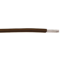 Przewód montażowy Hookup Wire PVC Brązowy Alpha Wire 16 AWG 600V dł. 30 m 26 105 °C 3077 BR005 UL Listed