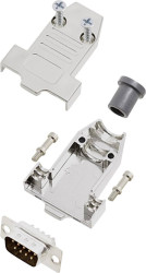 encitech 6355-0070-01 Zestaw listew męskich D-Sub DTNT09-M-DBP-K, rzędy: 2, styki: 9, 180 °, 1 zest.