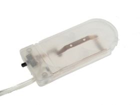 Koszyk na baterie CR2032 z wyłącznikiem transparentny