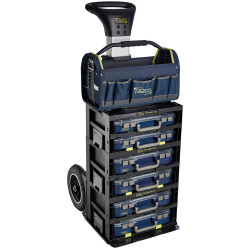 Raaco 181280 CarryMore Trolley &#x2B; CarryMore Mix 2 &#x2B; 16&quot; Toolbag