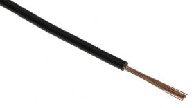 Przewód montażowy 1 mm² Czarny Lapp 17 AWG 500 V dł. 100m +90°C IEC