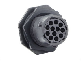 Złącze wielostykowe przemysłowe 12-pinowe Montaż na kablu Gniazdo Souriau Sunbank by Eaton